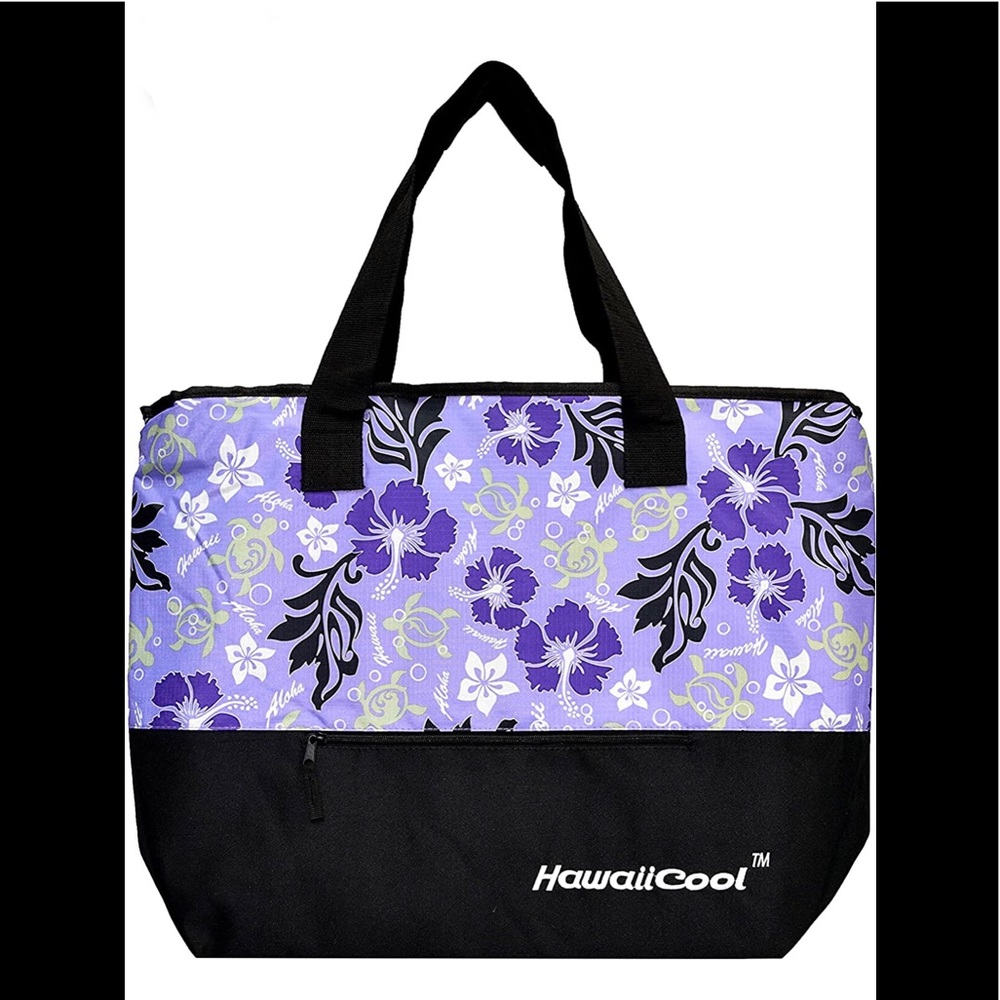 NWT Hawaiian Print Large Insulated Cooler Tote Bag